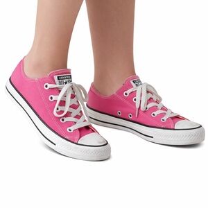 Converse Women's Hot Pink Low-Top Sneakers